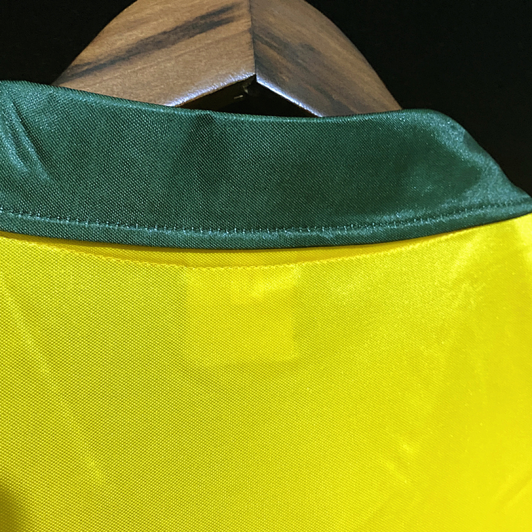 Bresil Maillot Domicile Retro 1985 miniature 3