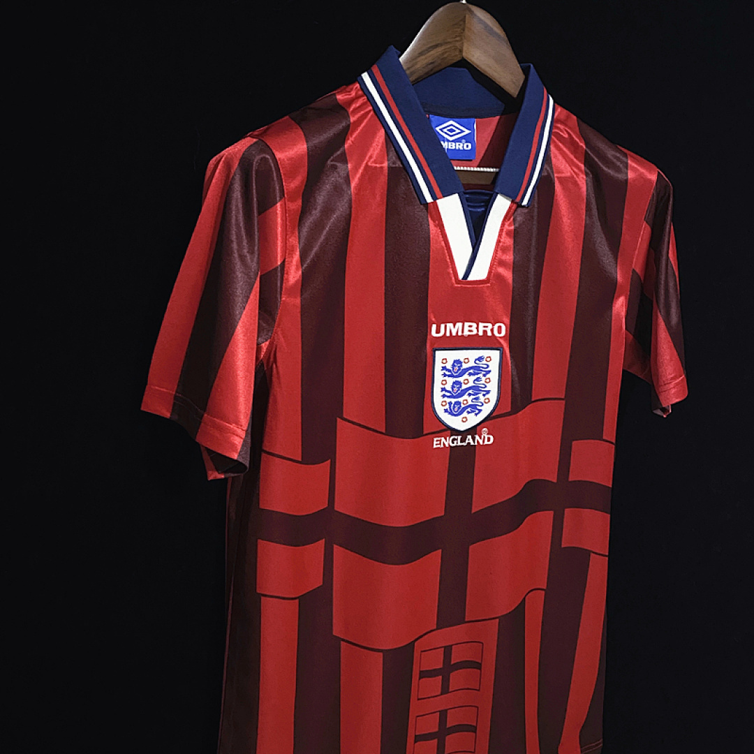 Angleterre Maillot Exterieur Retro 1998 miniature 5