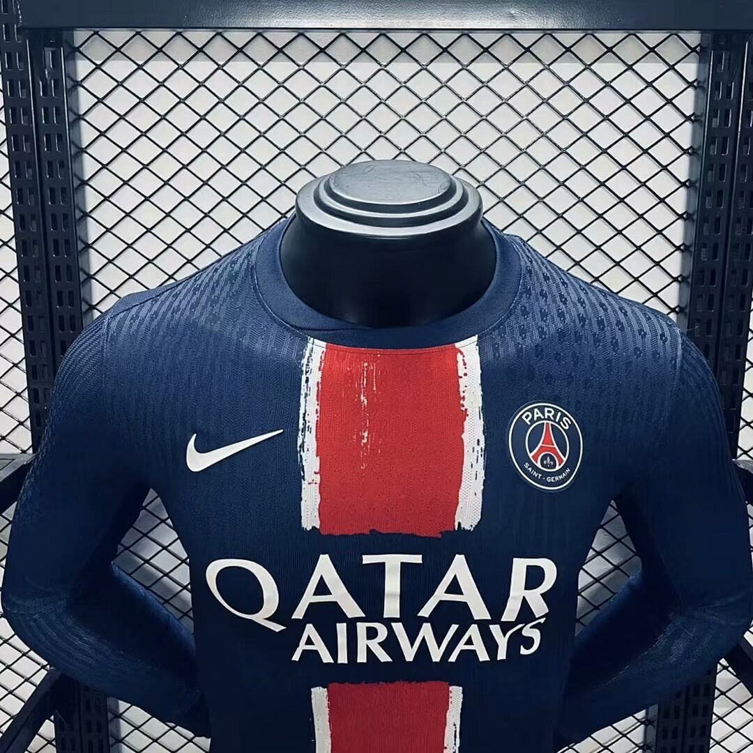 Paris Saint-Germain Maillot Domicile Version Joueur Manches Longues miniature 3