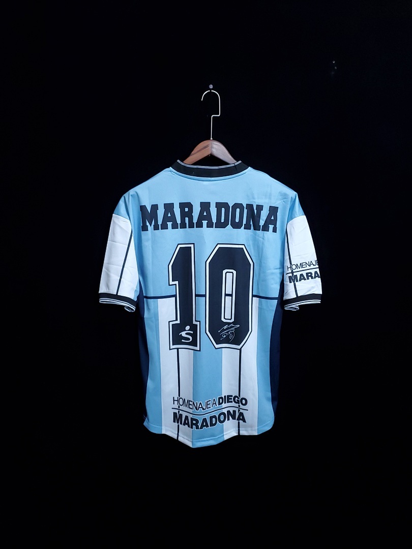 Argentine Maillot Domicile Edition Speciale Retro 2001 miniature 3