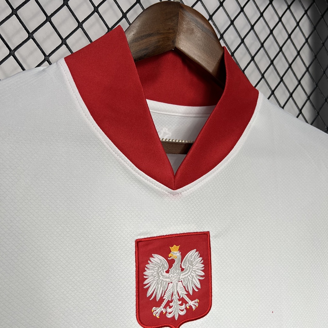 Poland 2024-2025 Euro Maillot Domicile miniature 4