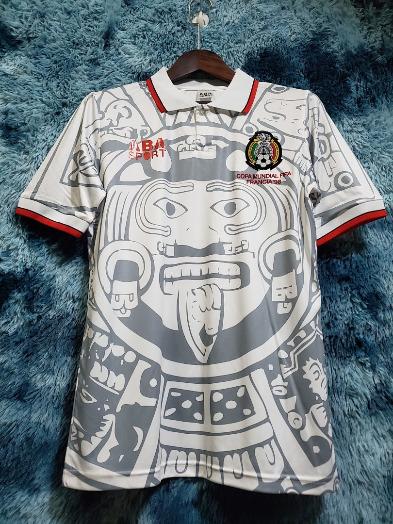 Mexique Maillot Exterieur Retro 1998 miniature 2