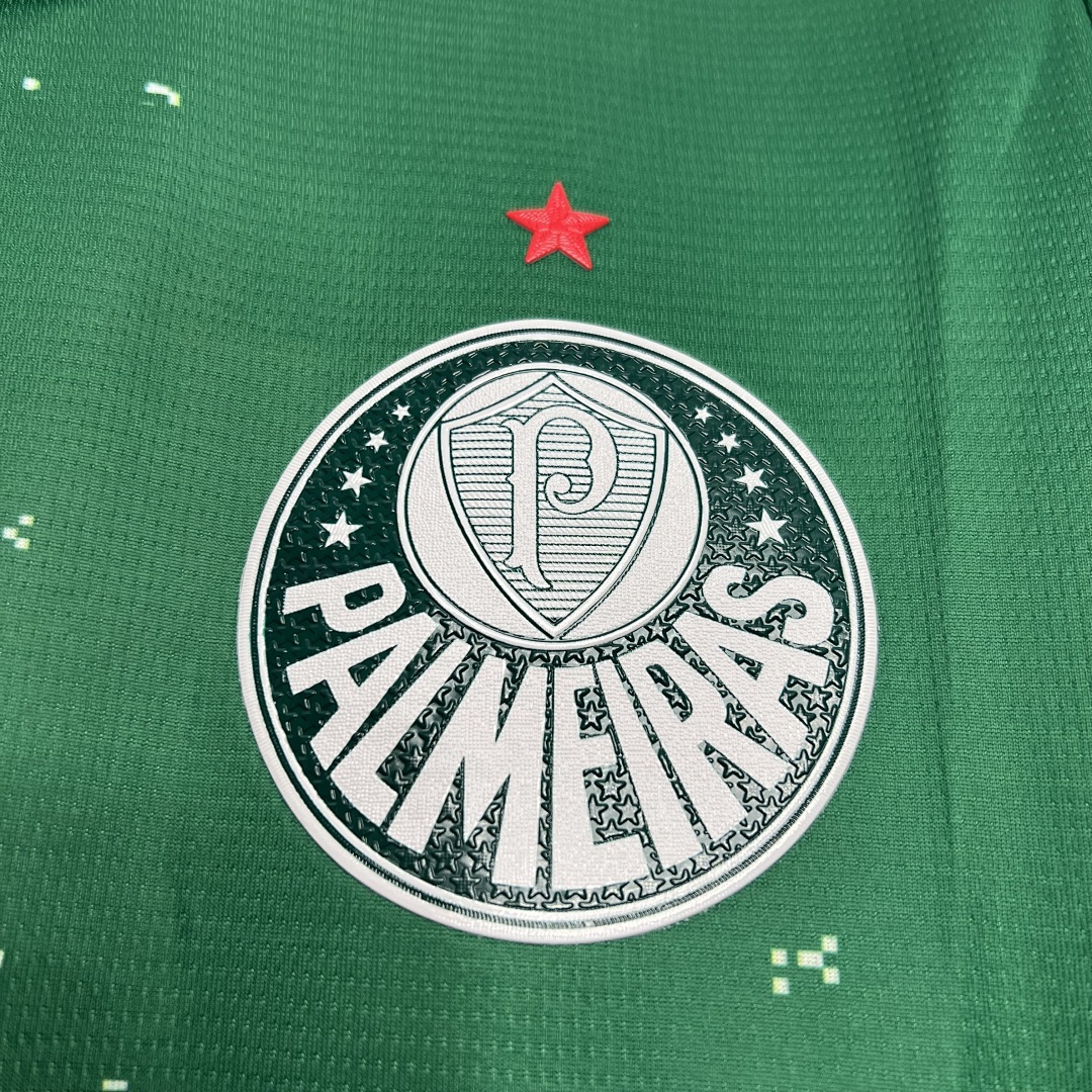 Palmeiras 2024-2025 Special Edition White And Green Maillot Domicile Edition Speciale miniature 9