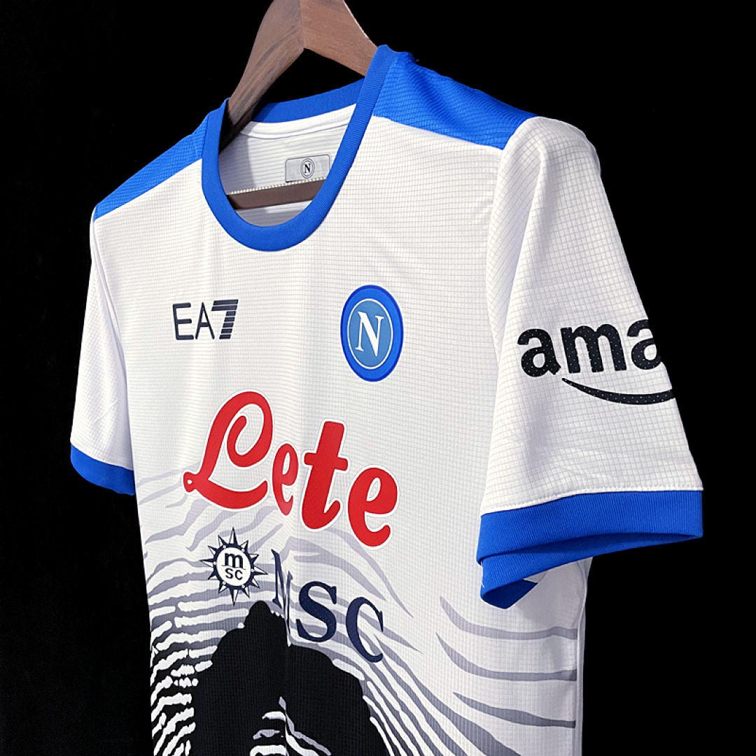 2122 Naples X Naradora Commemorative Edition White S Xxl Maillot Domicile Edition Speciale miniature 5