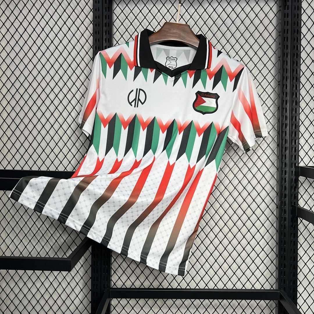 Cd Palestino 2024-2025 Hypepeace Joint Edition White Maillot Domicile Retro miniature 6