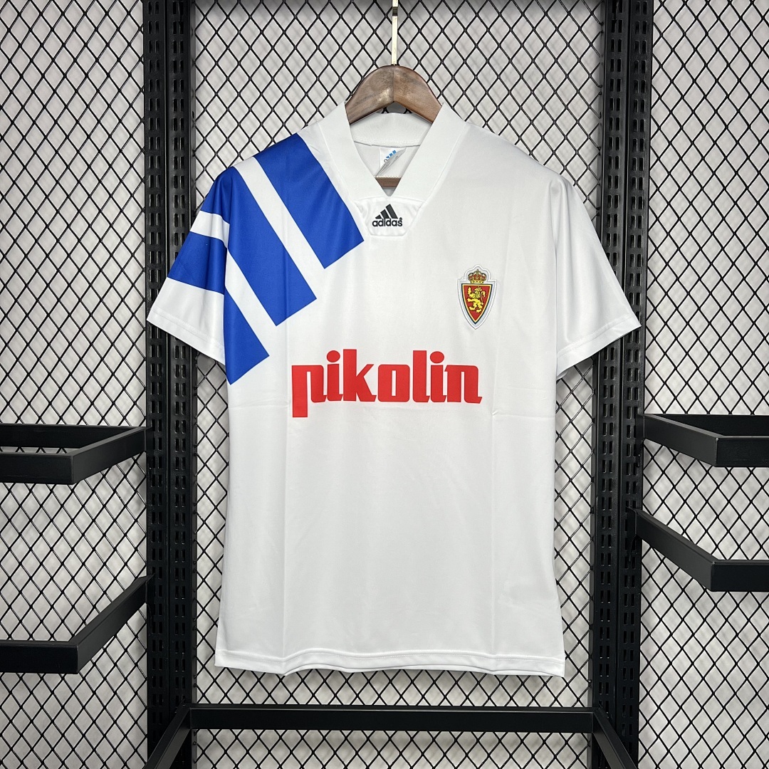 Real Zaragoza 199293 Maillot Domicile Retro miniature 2