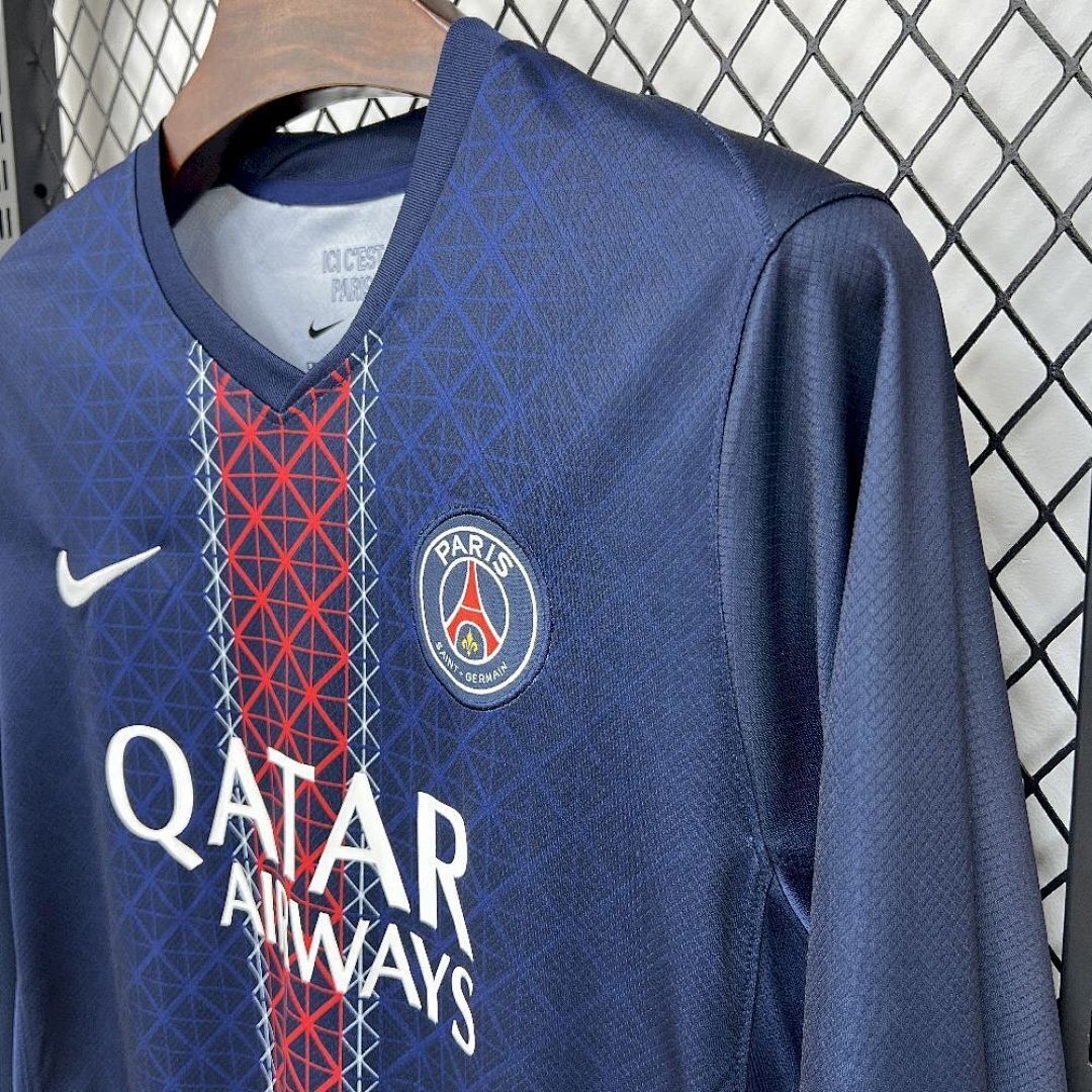 Paris Saint-Germain Maillot Domicile Manches Longues 2025-2026 miniature 6