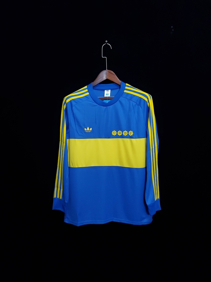 Boca Juniors Maillot Domicile Manches Longues Retro 1981