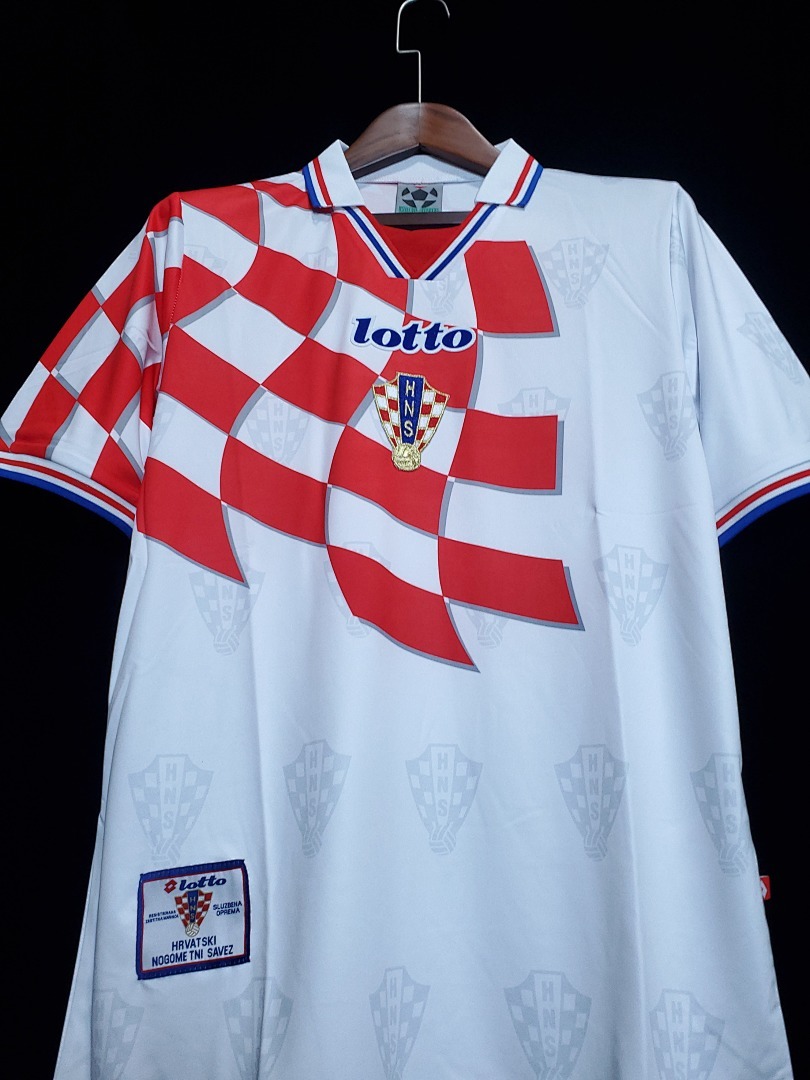Croatie Maillot Domicile Retro 1998 miniature 9