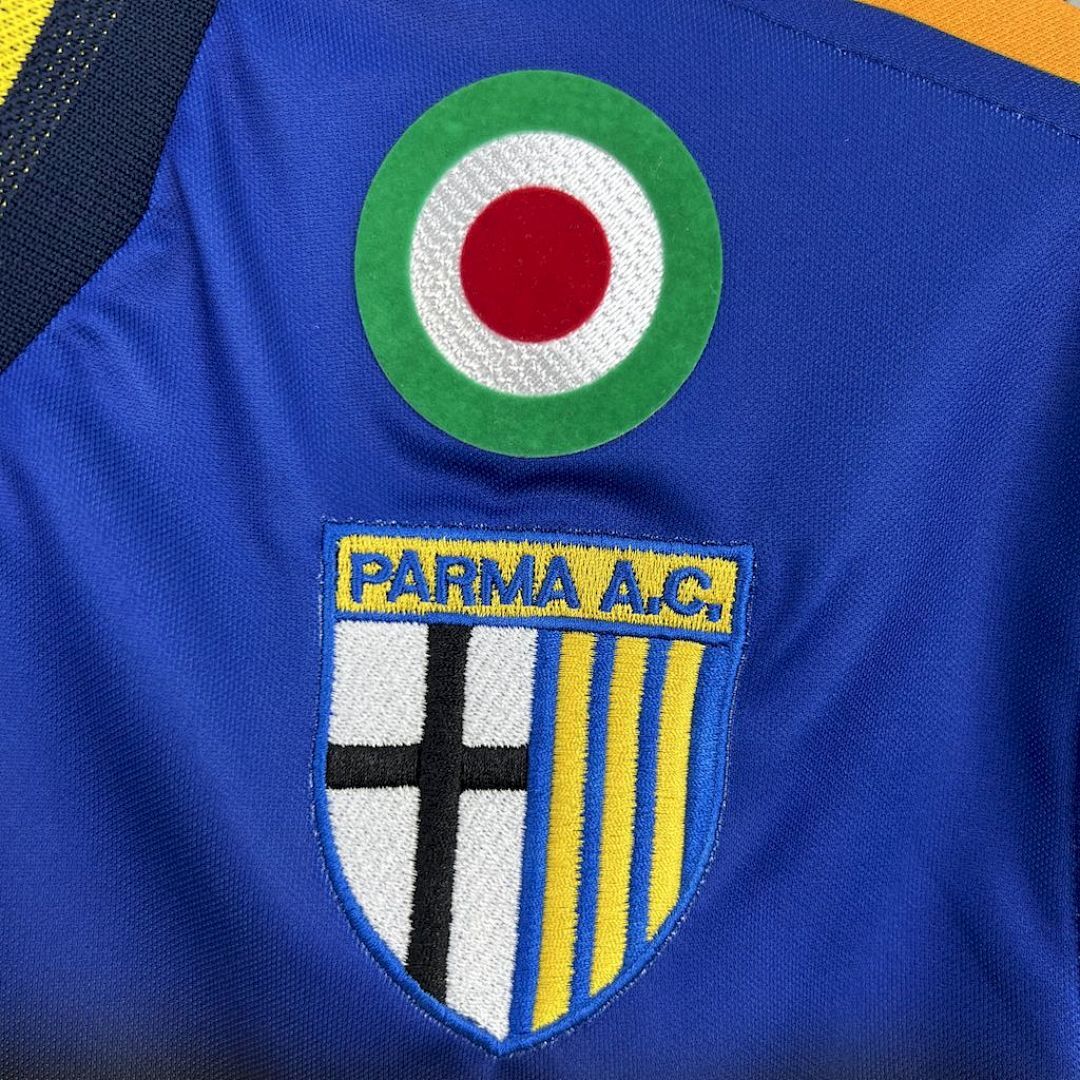 Parma Calcio 2002-2003 Maillot Domicile Retro miniature 3