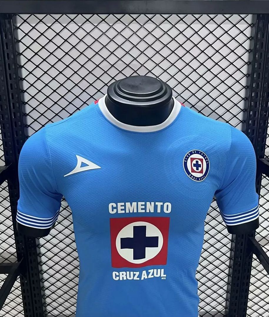 Cruz Azul 2024-2025 Maillot Domicile Version Joueur miniature 2