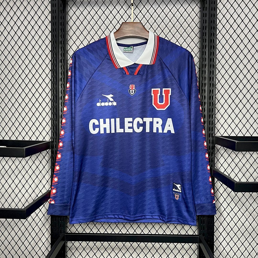 Universidad De Chile Maillot Domicile Manches Longues Retro 1996
