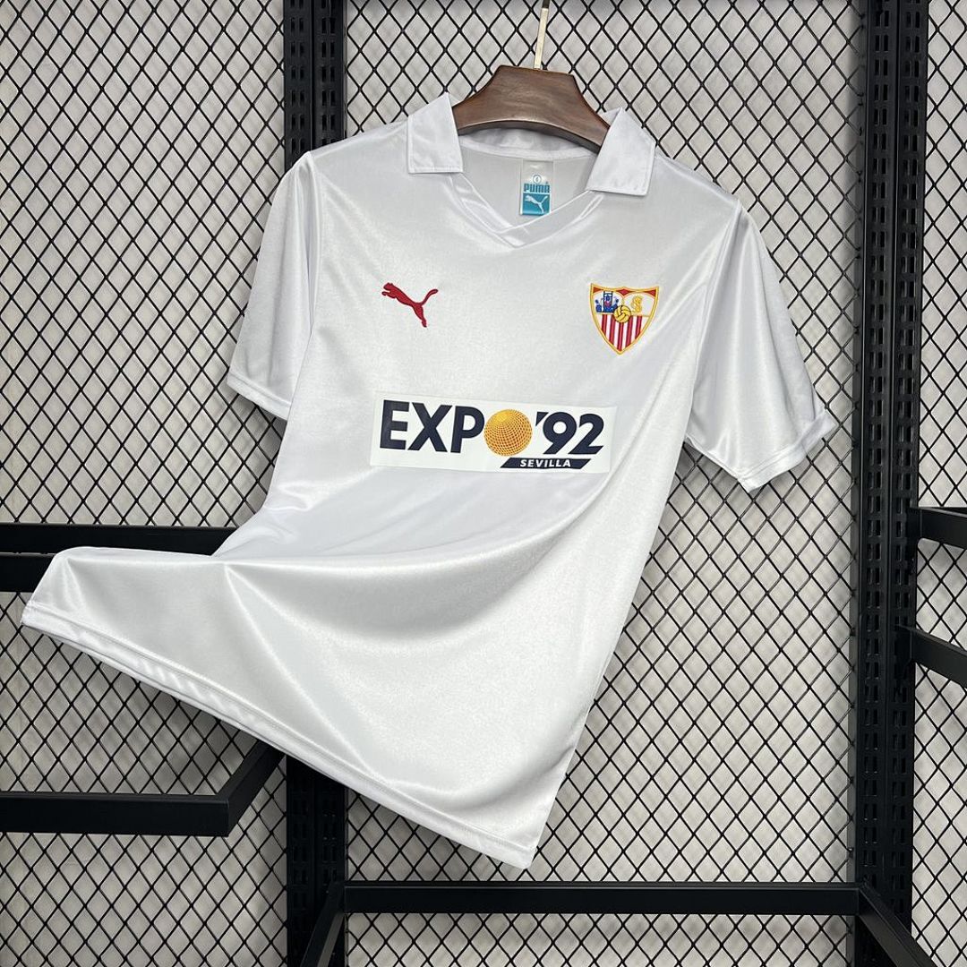 Sevilla Fc 198790 Maillot Domicile Retro