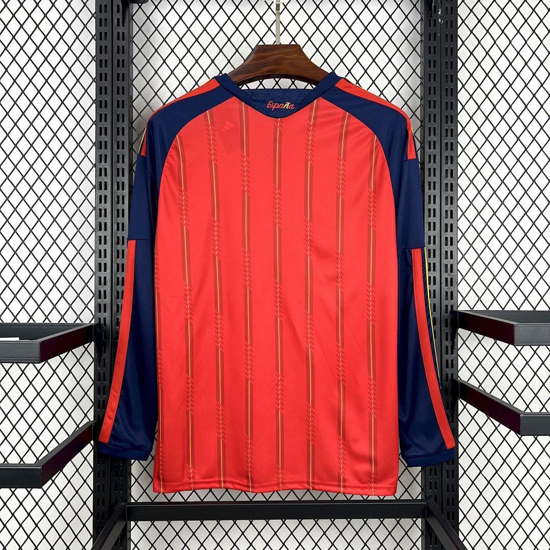 Espagne Maillot Domicile Manches Longues 2026 miniature 2