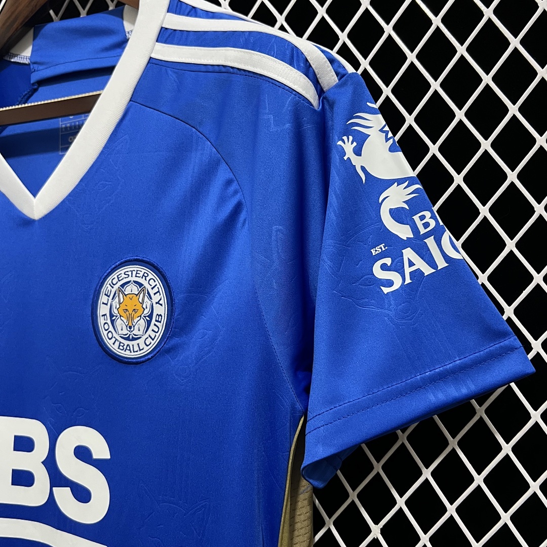 2324 Leicester City Maillot Domicile miniature 6