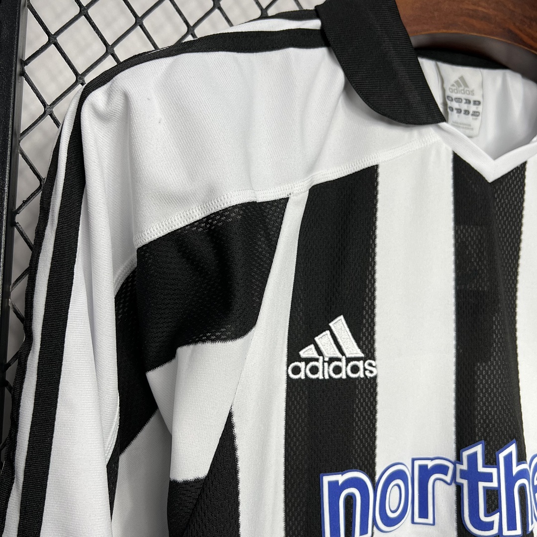 Newcastle Maillot Domicile Manches Longues Retro miniature 7