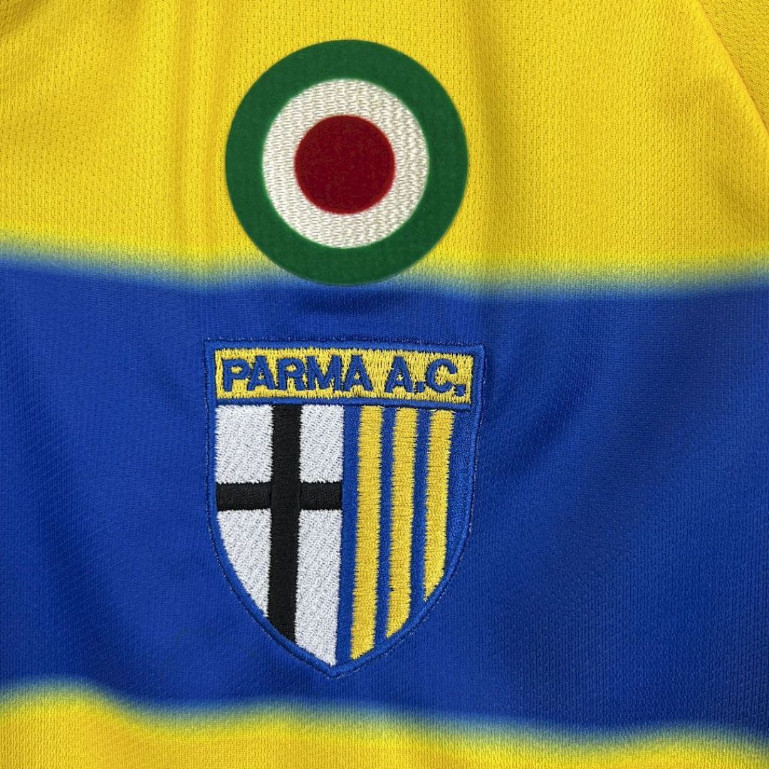 Parma Calcio 199900 Maillot Domicile Retro miniature 3