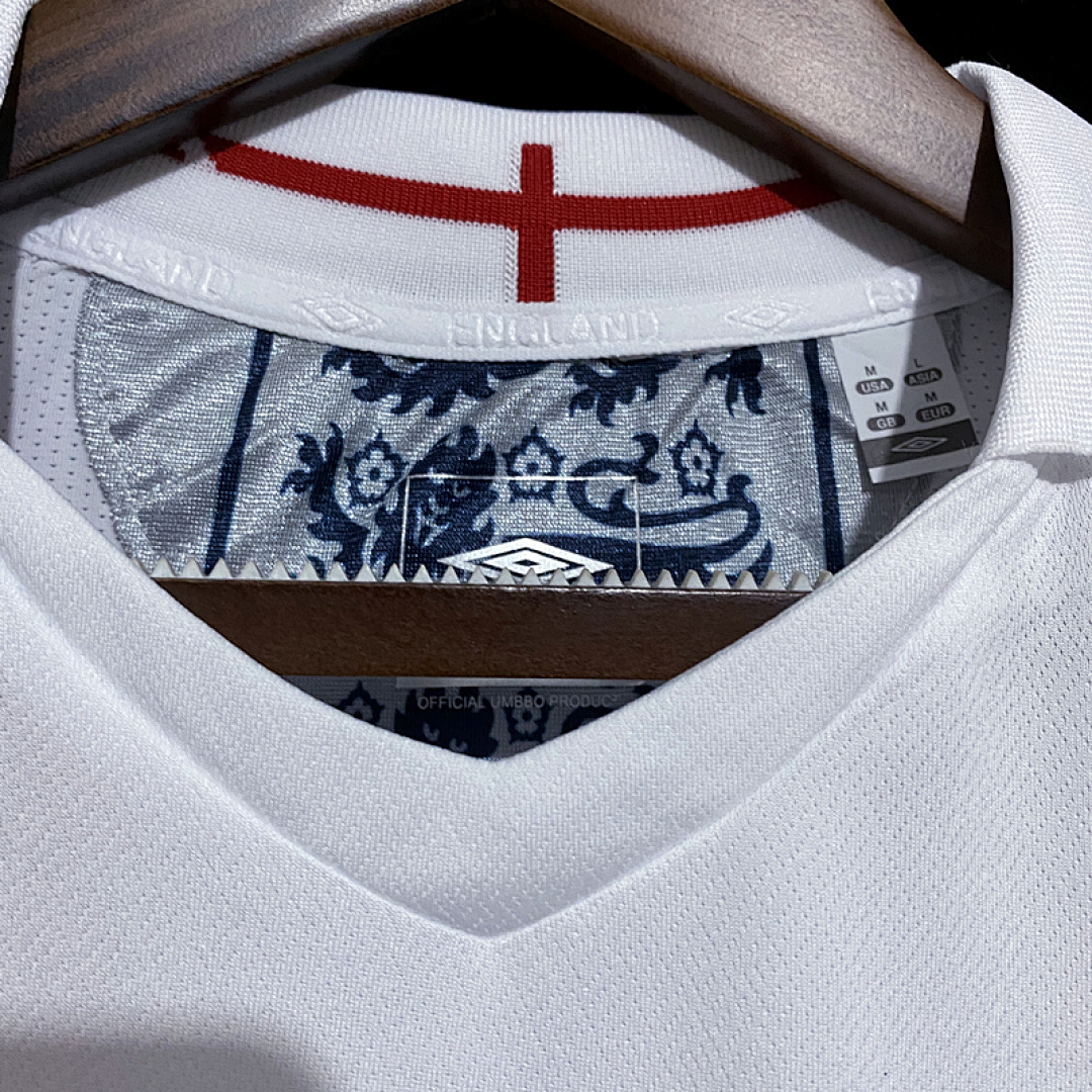 Angleterre Maillot Domicile Retro 2005 miniature 11