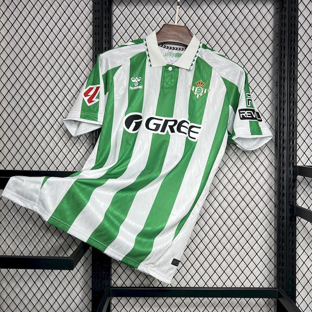 Real Betis 2024-2025 With Sponsors Patch Maillot Domicile miniature 4