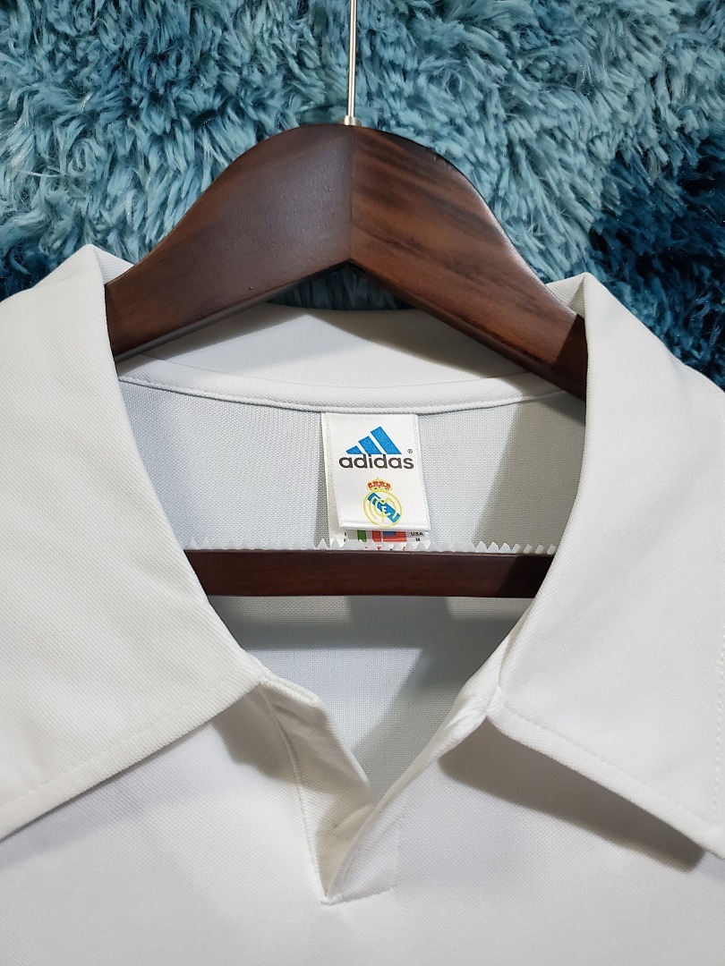 Real Madrid Maillot Domicile Retro 2002 miniature 5