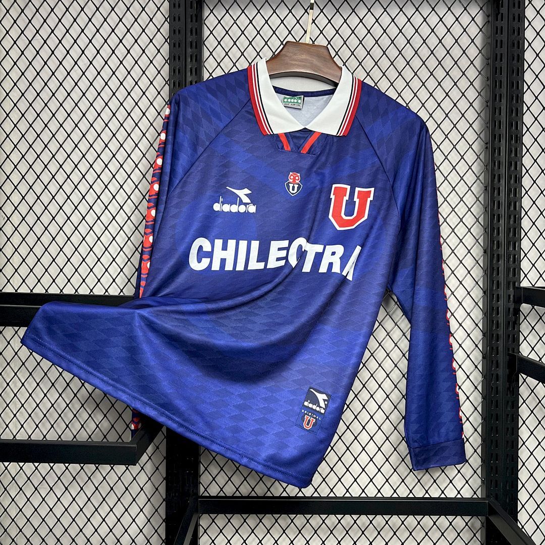 Universidad De Chile Maillot Domicile Manches Longues Retro 1996 miniature 5