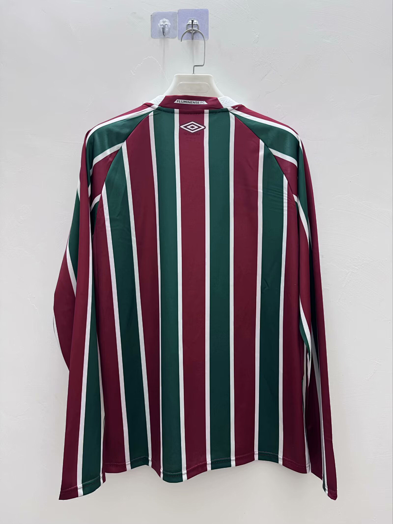 Fluminense Long Sleeve S Xxxxl Maillot Domicile Manches Longues 2025-2026 miniature 2