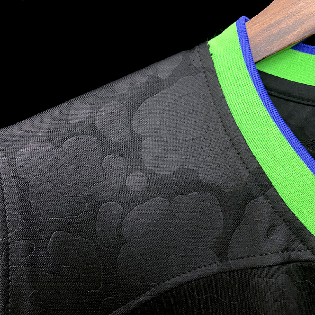 2223 Brazilian Black Leopard National Team Size S 4Xl Maillot Domicile miniature 5