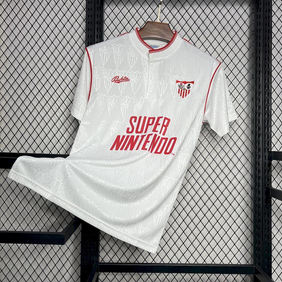 Sevilla Fc 199192 Maillot Domicile Retro