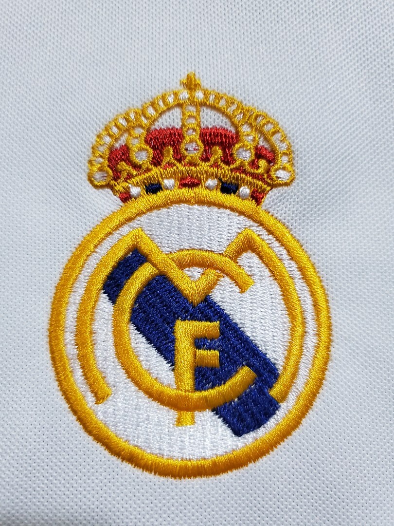 Real Madrid Maillot Domicile Retro 2002 miniature 7
