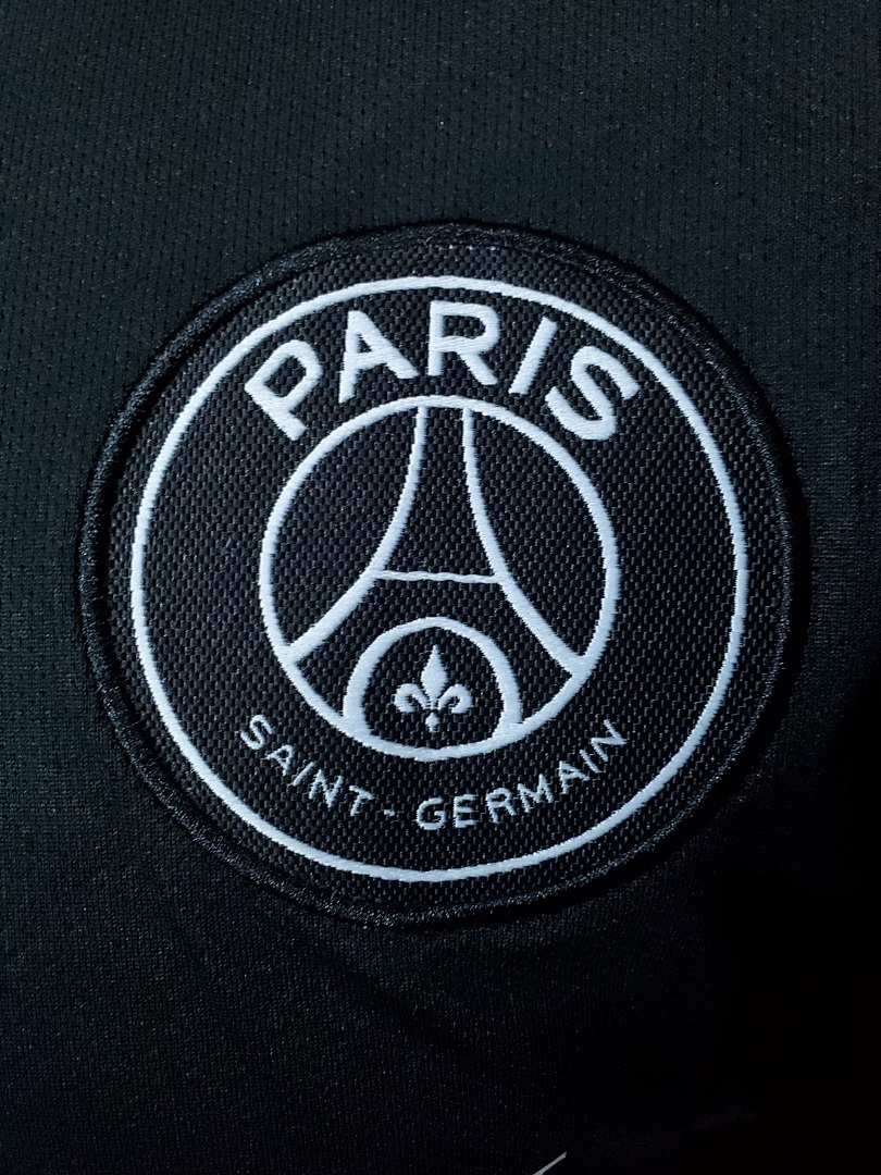 Balenciaga Joint Edition Long Sleeve Black S 2Xl Maillot Domicile Manches Longues 2020-2021 miniature 11