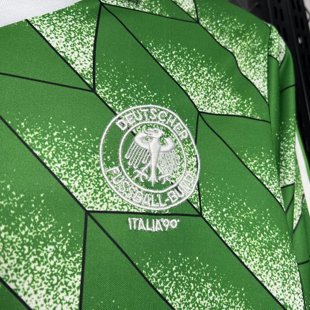 Allemagne Maillot Exterieur Manches Longues Retro 1990 miniature 6