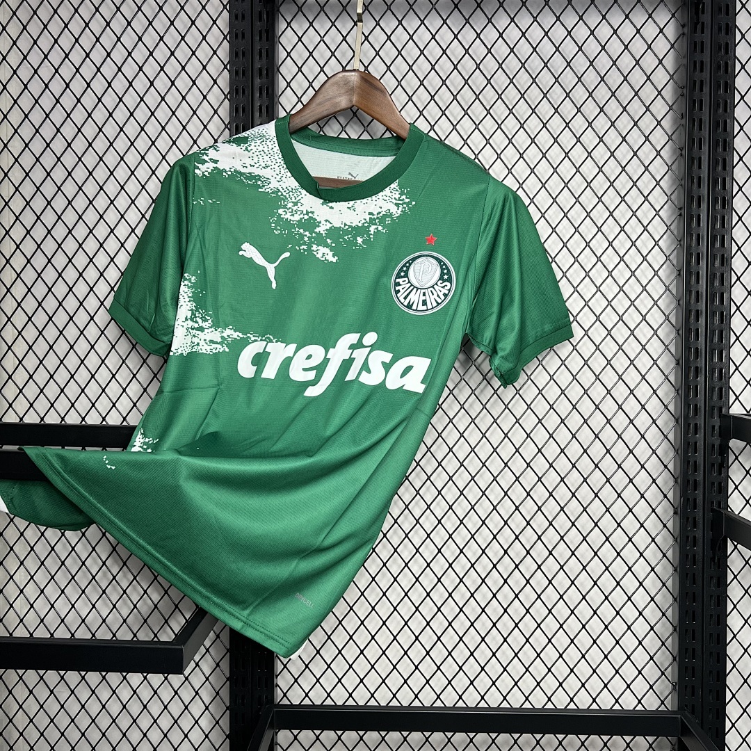 Palmeiras 202425 Special Edition Green And White Maillot Domicile Edition Speciale
