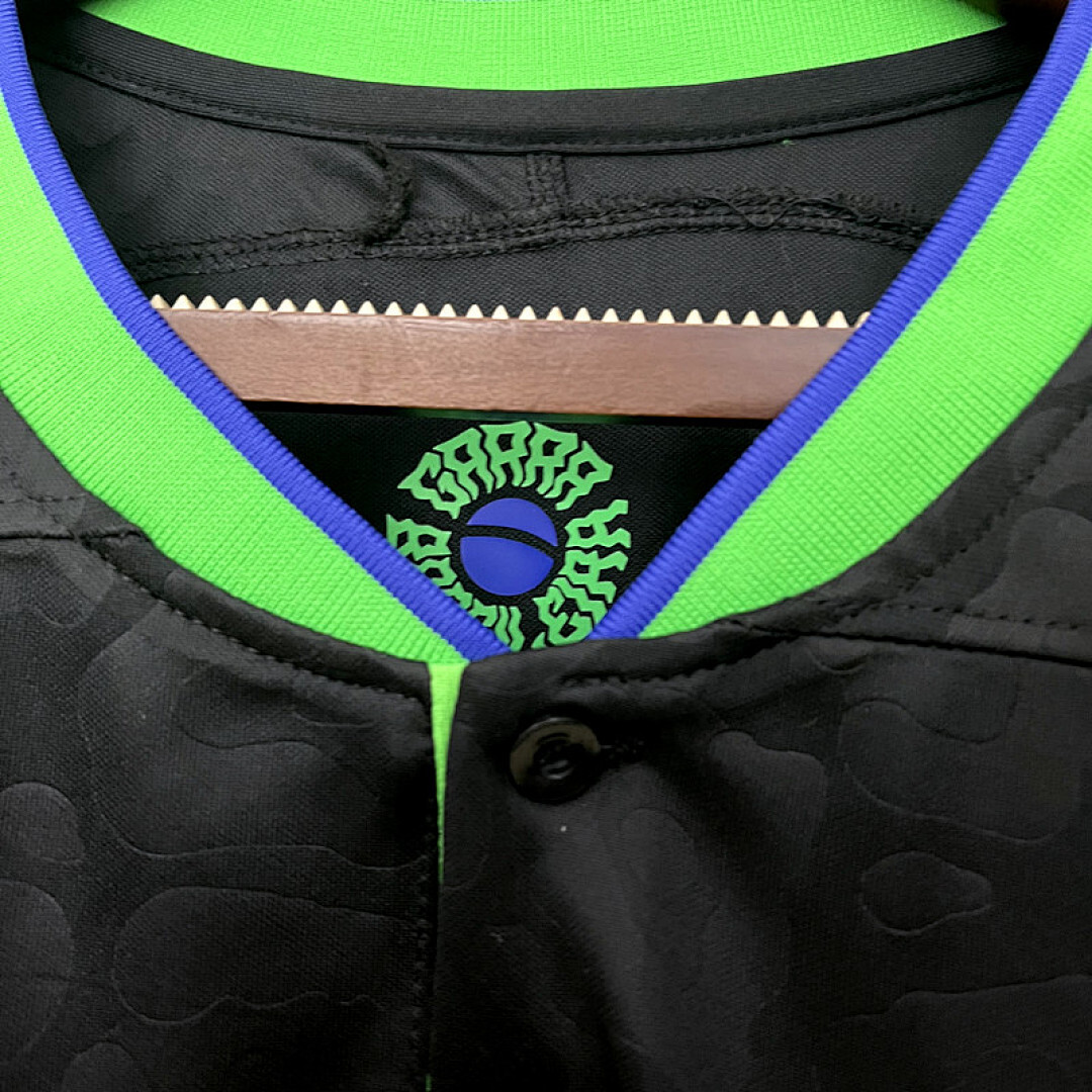 2223 Brazilian Black Leopard National Team Size S 4Xl Maillot Domicile miniature 7