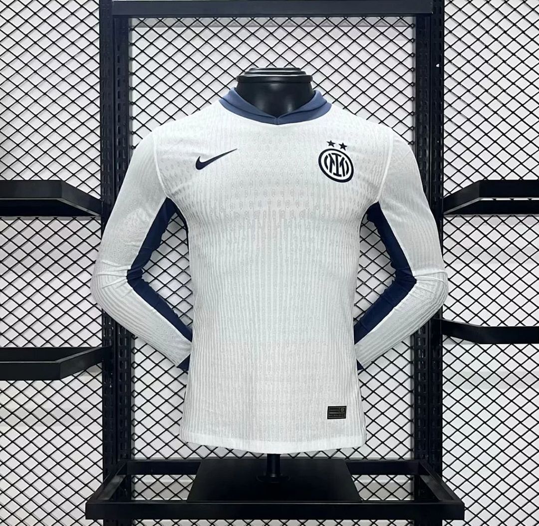 Inter Milan Maillot Exterieur Version Joueur Manches Longues