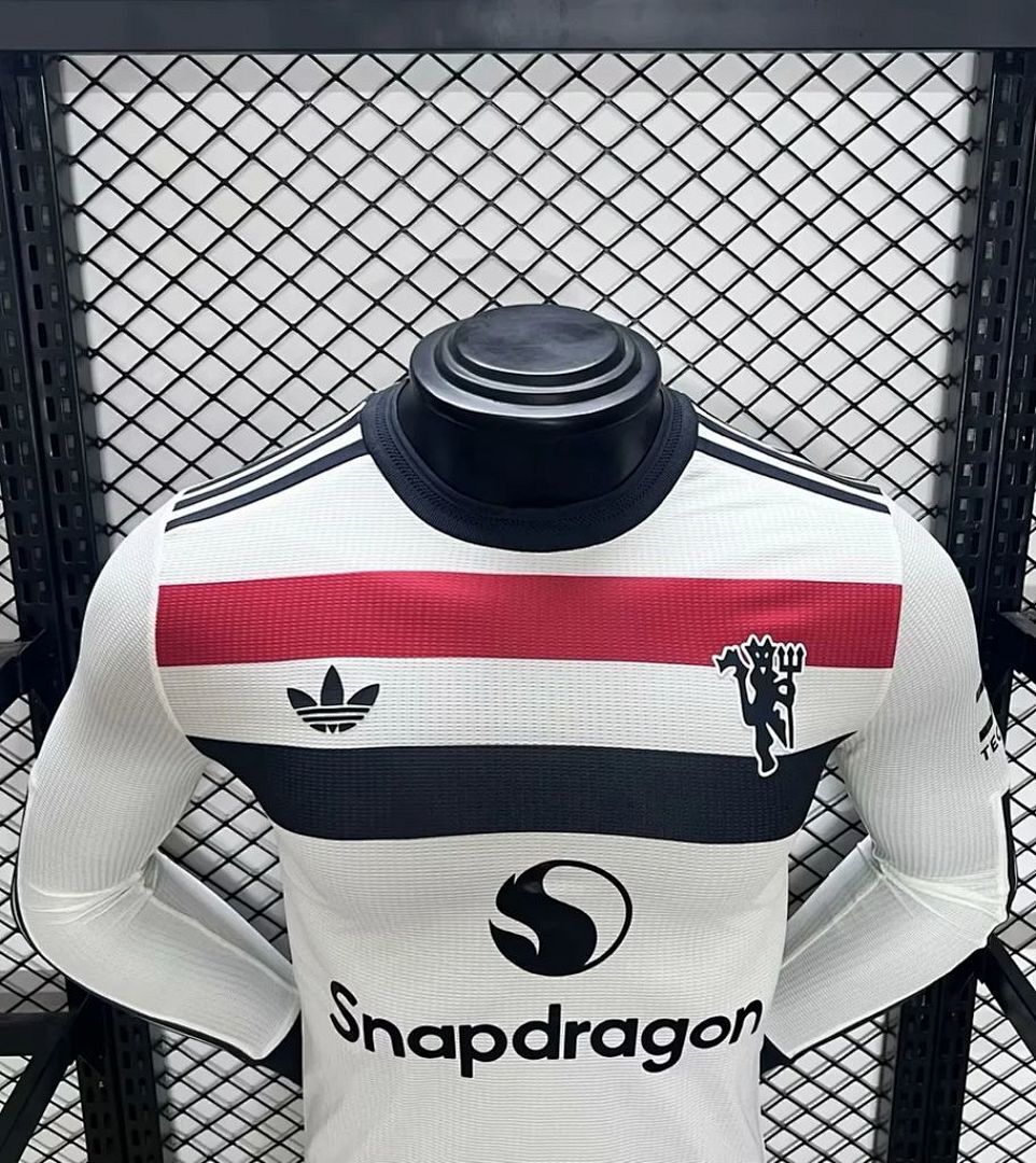 Manchester United Maillot Third Version Joueur Manches Longues miniature 2