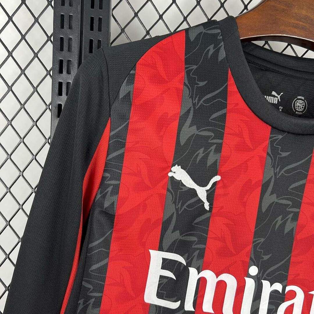 AC Milan Maillot Domicile Manches Longues miniature 2