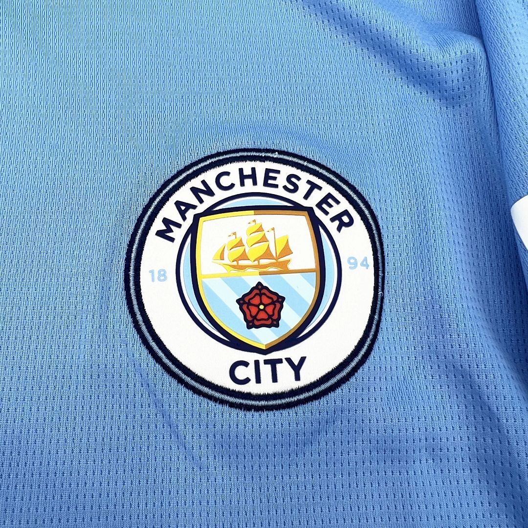 Manchester City Maillot Domicile miniature 4