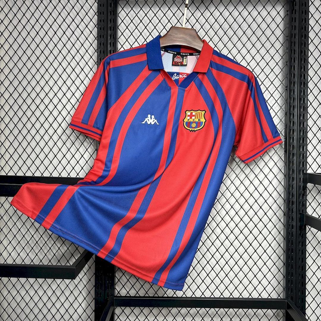 FC Barcelone Maillot Domicile Retro 1998 miniature 6