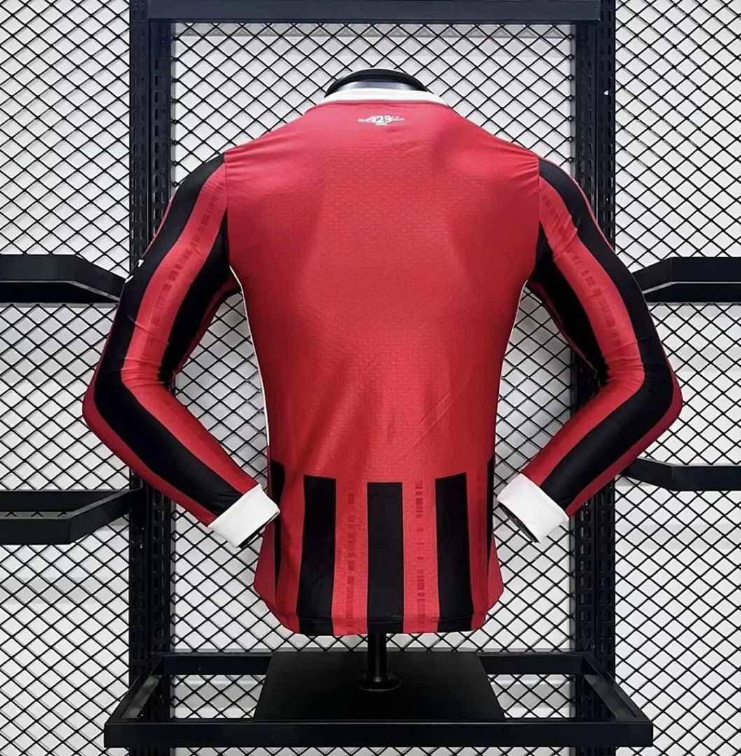 AC Milan Maillot Domicile Version Joueur Manches Longues miniature 3