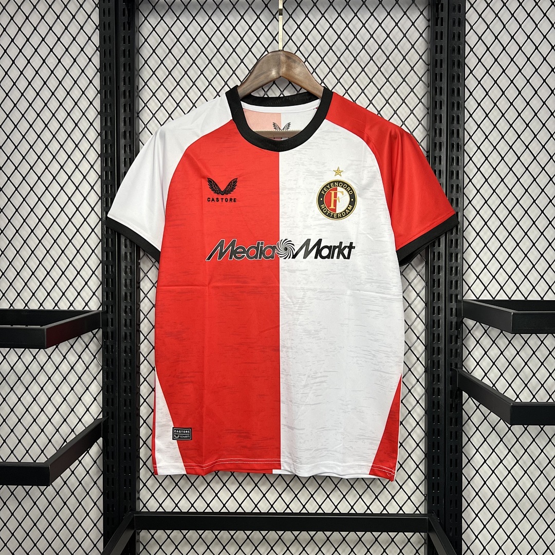 Feyenoord Rotterdam 2024-2025 Maillot Domicile miniature 2