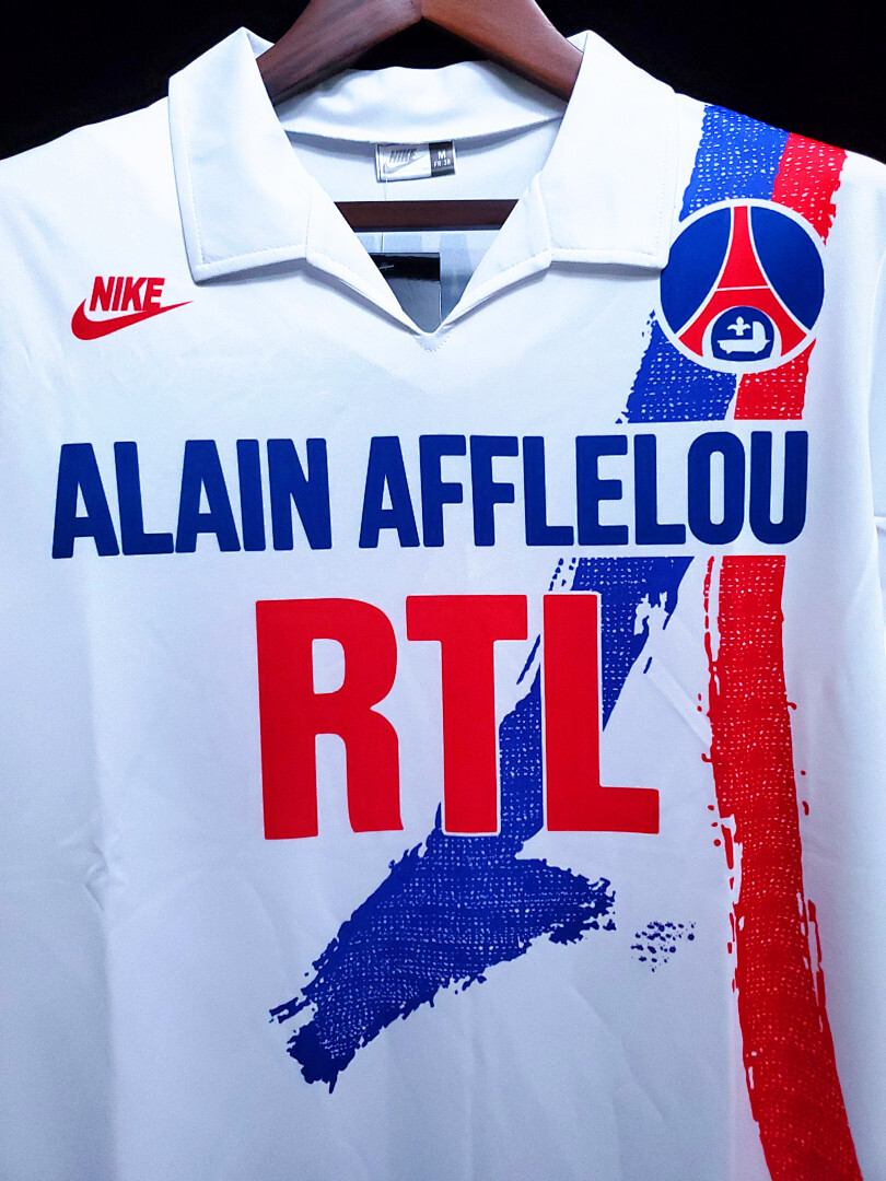 Paris Saint-Germain Maillot Domicile Retro 1990-1992 miniature 3