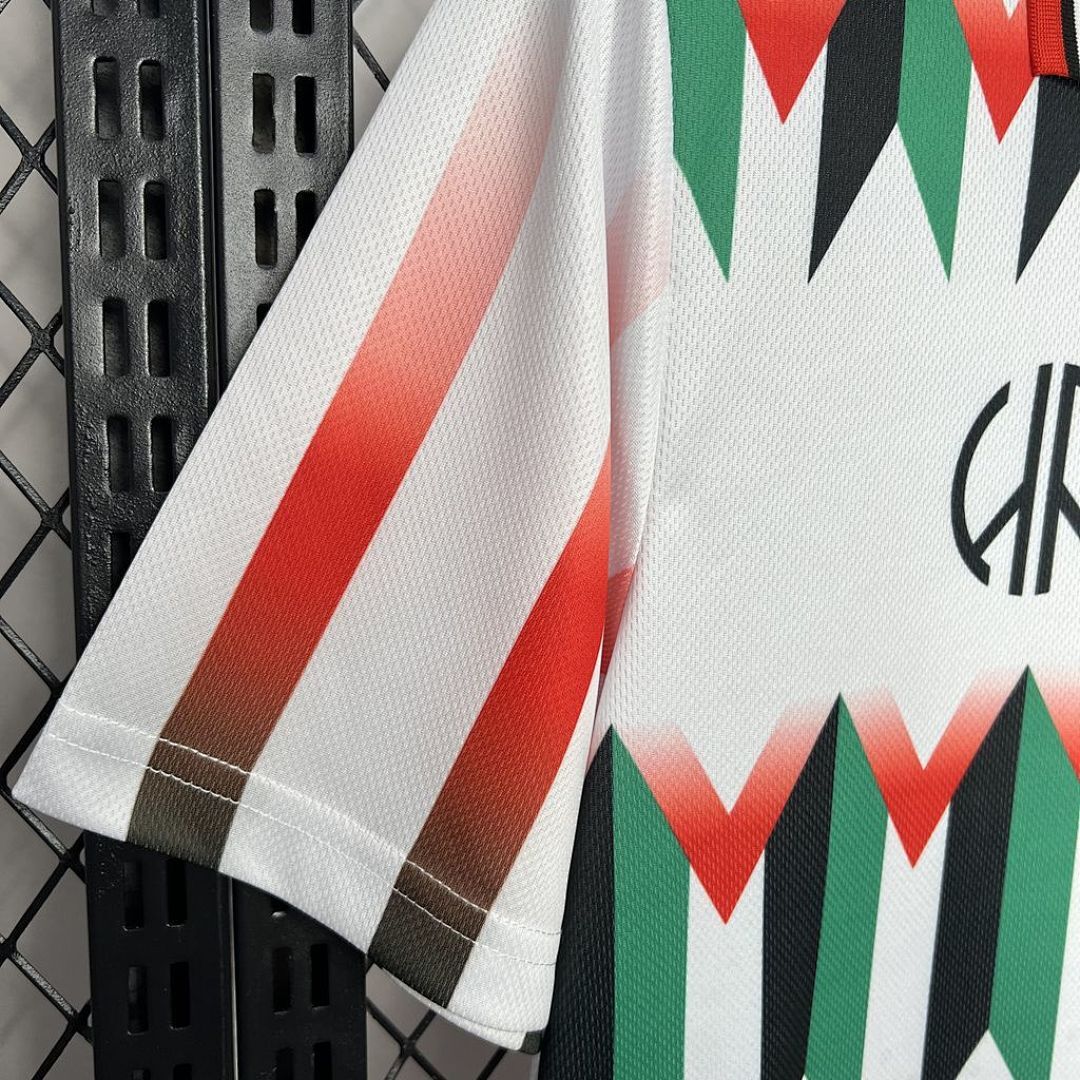 Cd Palestino 2024-2025 Hypepeace Joint Edition White Maillot Domicile Retro miniature 3