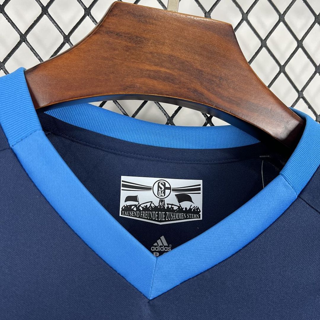 Fc Schalke 2010-2011 Maillot Exterieur Retro miniature 5