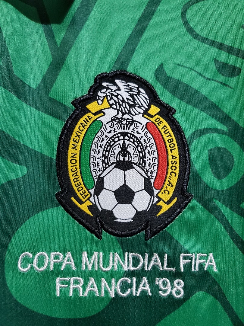 Mexique Maillot Domicile Retro 1998 miniature 3
