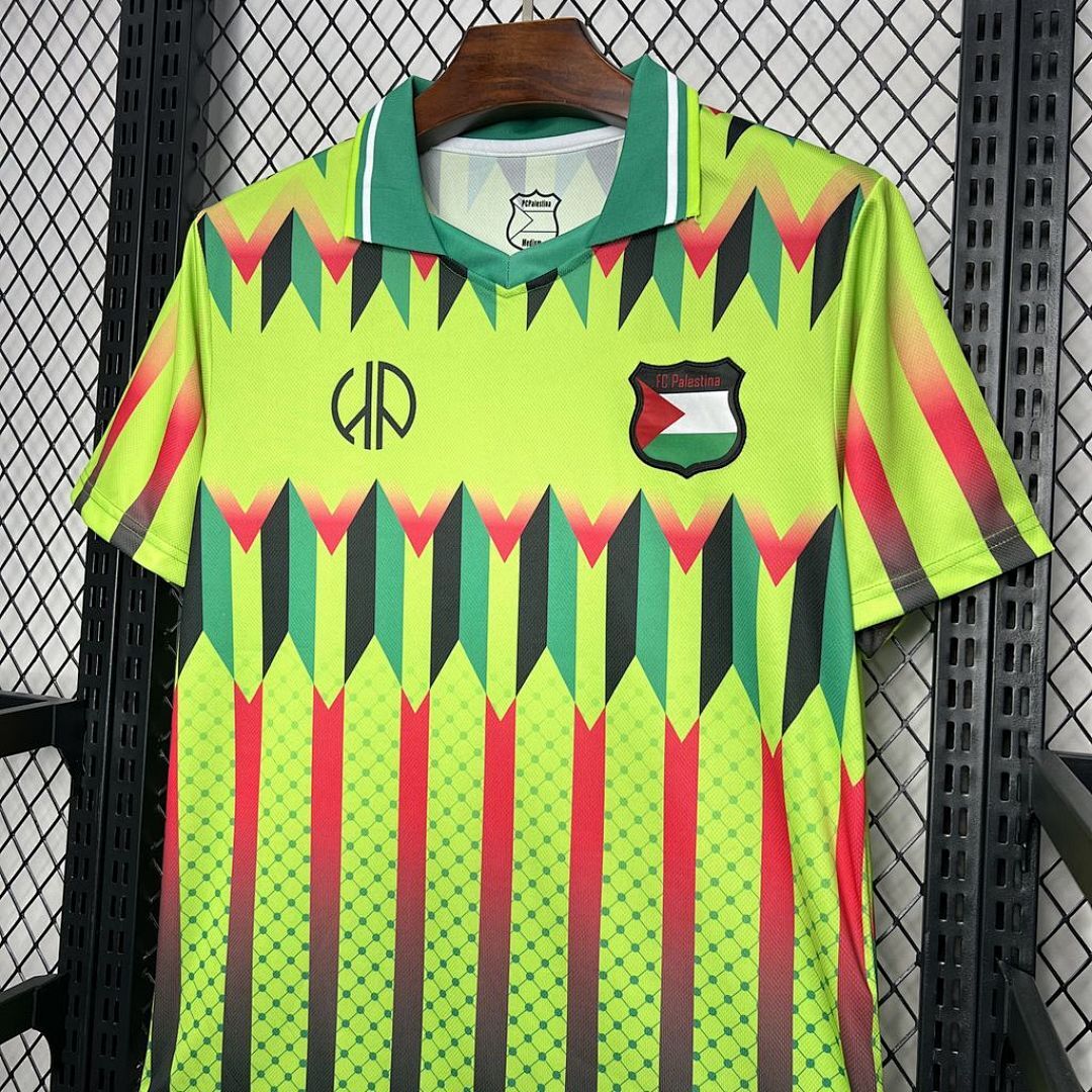 Cd Palestino 2024-2025 Hypepeace Joint Edition Maillot Domicile Retro miniature 5