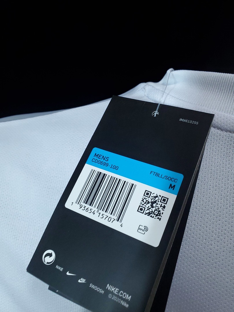 Balenciaga Joint Edition Long Sleeve White S 2Xl Maillot Domicile Manches Longues 2020-2021 miniature 5