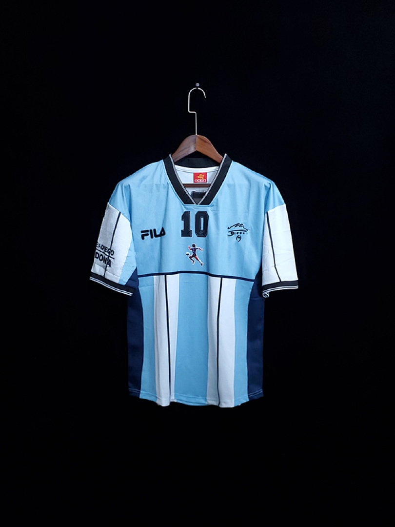 Argentine Maillot Domicile Edition Speciale Retro 2001