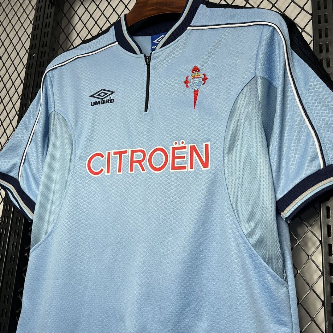 Celta Vigo 199900 Maillot Domicile Retro miniature 7