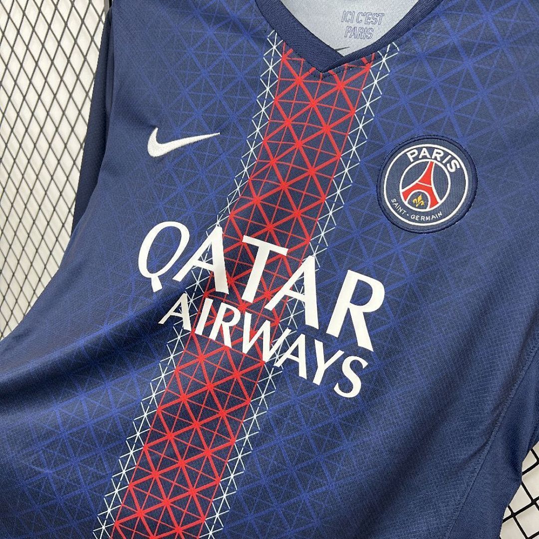 Paris Saint-Germain Maillot Domicile Manches Longues 2025-2026 miniature 4
