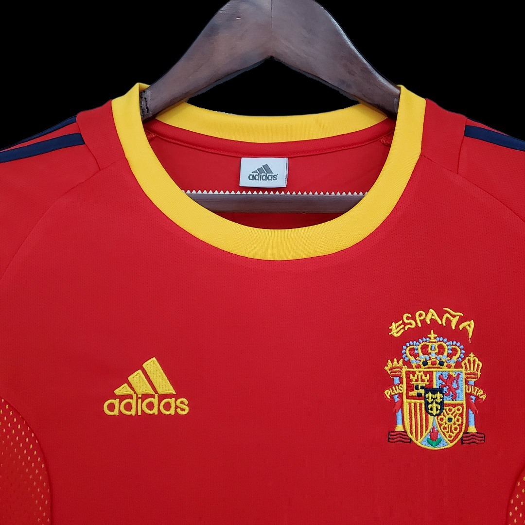 Espagne Maillot Domicile Retro 2002 miniature 7